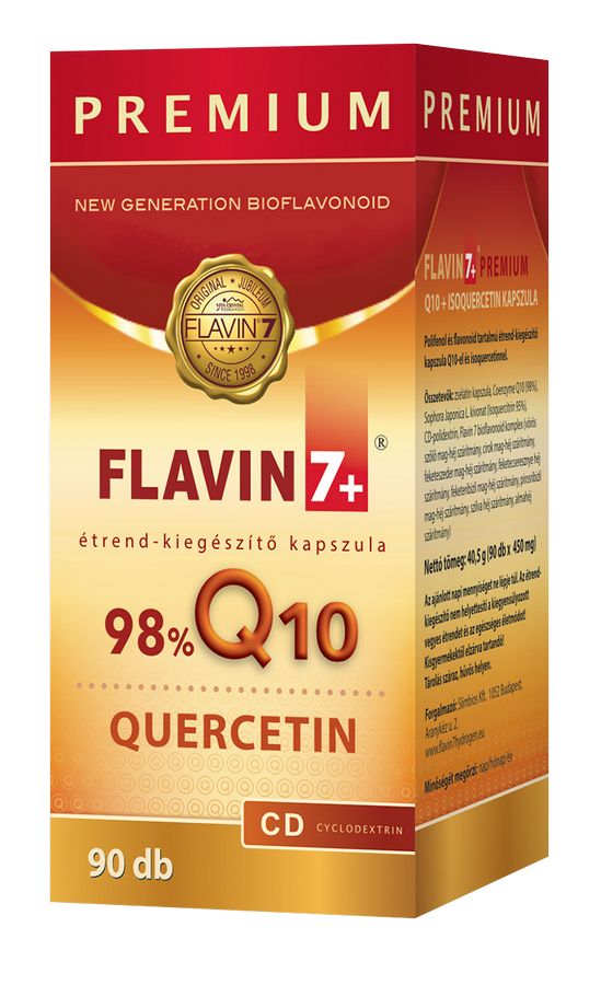 Flavin7 Q10 + Quercetin Prémium 90 kapszula